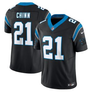 Men’s Carolina Panthers Jeremy Chinn Nike Black Vapor F.U.S.E. Limited Jersey