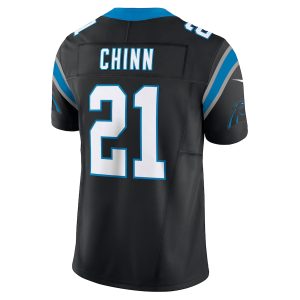 Men’s Carolina Panthers Jeremy Chinn Nike Black Vapor F.U.S.E. Limited Jersey