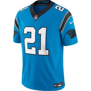 Men’s Carolina Panthers Jeremy Chinn Nike Blue Vapor F.U.S.E. Limited Jersey