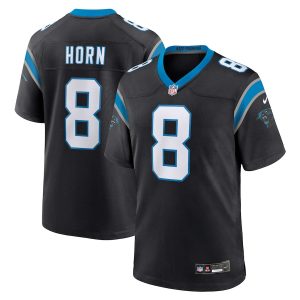 Men’s Carolina Panthers Jaycee Horn Nike Black Game Jersey