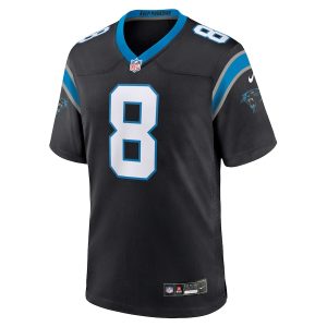 Men’s Carolina Panthers Jaycee Horn Nike Black Game Jersey