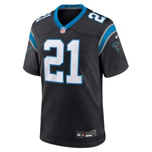 Men’s Carolina Panthers Jeremy Chinn Nike Black Game Jersey