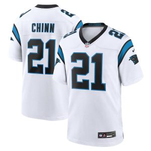 Men’s Carolina Panthers Jeremy Chinn Nike White Game Jersey