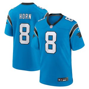 Men’s Carolina Panthers Jaycee Horn Nike Blue Alternate Game Jersey