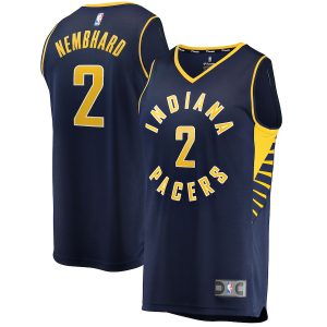 Men’s Indiana Pacers Andrew Nembhard Fanatics Branded Navy Fast Break Replica Jersey – Icon Edition