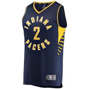 Men’s Indiana Pacers Andrew Nembhard Fanatics Branded Navy Fast Break Replica Jersey – Icon Edition