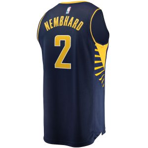 Men’s Indiana Pacers Andrew Nembhard Fanatics Branded Navy Fast Break Replica Jersey – Icon Edition