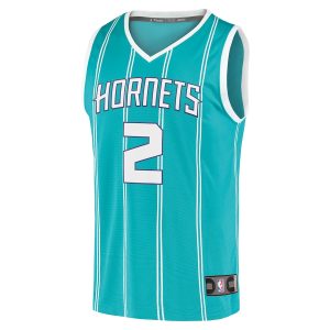 Men’s Charlotte Hornets James Bouknight Fanatics Branded Teal Fast Break Replica Player Jersey – Icon Edition