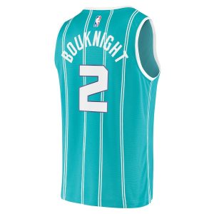 Men’s Charlotte Hornets James Bouknight Fanatics Branded Teal Fast Break Replica Player Jersey – Icon Edition