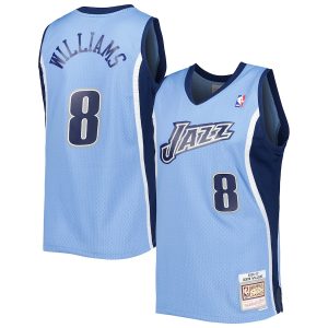 Men’s Utah Jazz Deron Williams Mitchell & Ness Blue 2001/02 Hardwood Classics Swingman Jersey