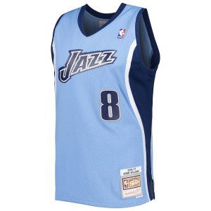 Men’s Utah Jazz Deron Williams Mitchell & Ness Blue 2001/02 Hardwood Classics Swingman Jersey