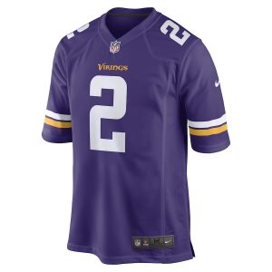 Men’s Minnesota Vikings Alexander Mattison Nike Purple Game Player Jersey