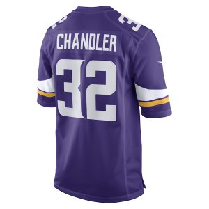 Men’s Minnesota Vikings Ty Chandler Nike Purple Game Player Jersey