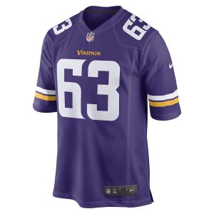 Men’s Minnesota Vikings Vederian Lowe Nike Purple Game Player Jersey