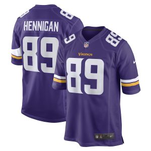 Men’s Minnesota Vikings Thomas Hennigan Nike Purple Game Player Jersey