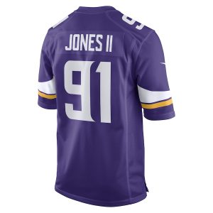 Men’s Minnesota Vikings Patrick Jones II Nike Purple Team Game Player Jersey