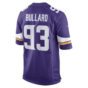Men’s Minnesota Vikings Jonathan Bullard Nike Purple Game Player Jersey