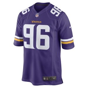 Men’s Minnesota Vikings Ross Blacklock Nike Purple Game Player Jersey