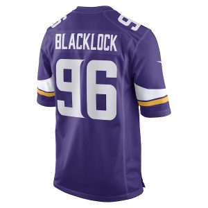 Men’s Minnesota Vikings Ross Blacklock Nike Purple Game Player Jersey