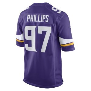 Men’s Minnesota Vikings Harrison Phillips Nike Purple Game Player Jersey