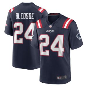Men’s New England Patriots Joshuah Bledsoe Nike Navy Game Player Jersey