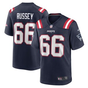 Men’s New England Patriots Kody Russey Nike Navy Game Player Jersey