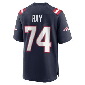 Men’s New England Patriots LaBryan Ray Nike Navy Game Player Jersey