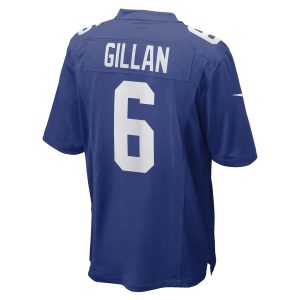 Men’s New York Giants Jamie Gillan Nike Royal Game Player Jersey