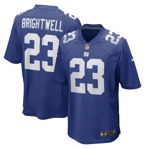 Men’s New York Giants Gary Brightwell Nike Royal Team Game Player Jersey