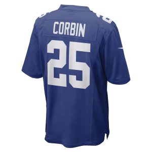 Men’s New York Giants Jashaun Corbin Nike Royal Game Player Jersey
