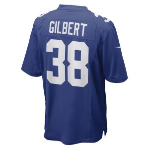 Men’s New York Giants Zyon Gilbert Nike Royal Game Player Jersey