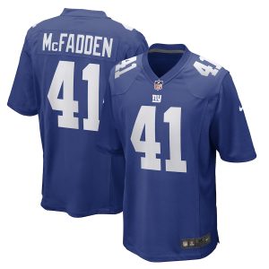 Men’s New York Giants Micah McFadden Nike Royal Game Player Jersey