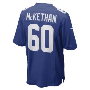 Men’s New York Giants Marcus McKethan Nike Royal Game Player Jersey