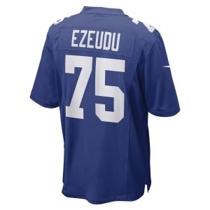 Men’s New York Giants Joshua Ezeudu Nike Royal Game Player Jersey