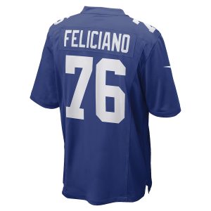 Men’s New York Giants Jon Feliciano Nike Royal Game Player Jersey