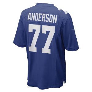 Men’s New York Giants Jack Anderson Nike Royal Game Player Jersey