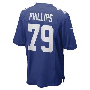 Men’s New York Giants Tyre Phillips Nike Royal Game Player Jersey