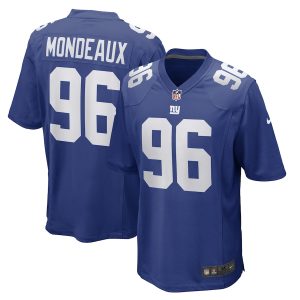 Men’s New York Giants Henry Mondeaux Nike Royal Game Player Jersey