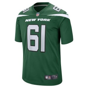 Men’s New York Jets Max Mitchell Nike Gotham Green Game Player Jersey