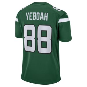 Men’s New York Jets Kenny Yeboah Nike Gotham Green Game Player Jersey