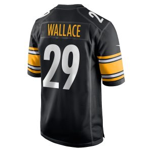 Men’s Pittsburgh Steelers Levi Wallace Nike Black Game Player Jersey