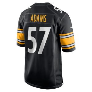 Men’s Pittsburgh Steelers Montravius Adams Nike Black Game Player Jersey