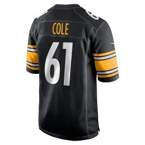 Men’s Pittsburgh Steelers Mason Cole Nike Black Game Player Jersey