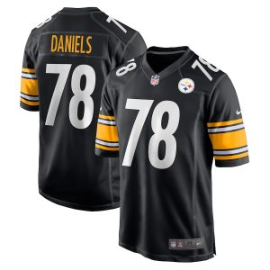Men’s Pittsburgh Steelers James Daniels Nike Black Game Player Jersey