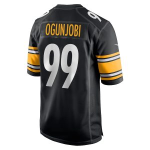 Men’s Pittsburgh Steelers Larry Ogunjobi Nike Black Game Player Jersey
