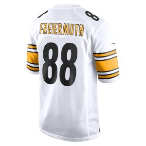Men’s Pittsburgh Steelers Pat Freiermuth Nike White Game Player Jersey