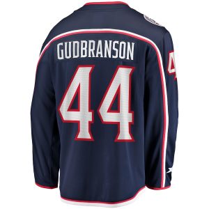 Men’s Columbus Blue Jackets Erik Gudbranson Fanatics Branded Navy Home Breakaway Player Jersey