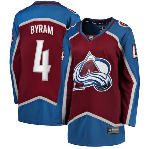 Women’s Colorado Avalanche Bowen Byram Fanatics Branded Burgundy Home Breakaway Player Jersey