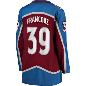 Women’s Colorado Avalanche Pavel Francouz Fanatics Branded Burgundy Home Breakaway Player Jersey