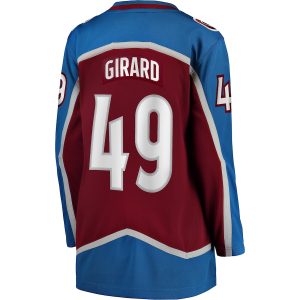 Women’s Colorado Avalanche Samuel Girard Fanatics Branded Burgundy Home Breakaway Player Jersey